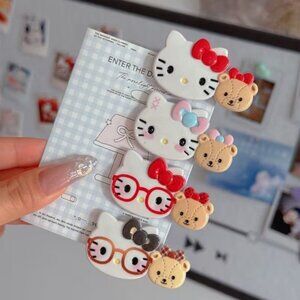 💲3⃣▶▶Cute Hello Kitty Hair Clips